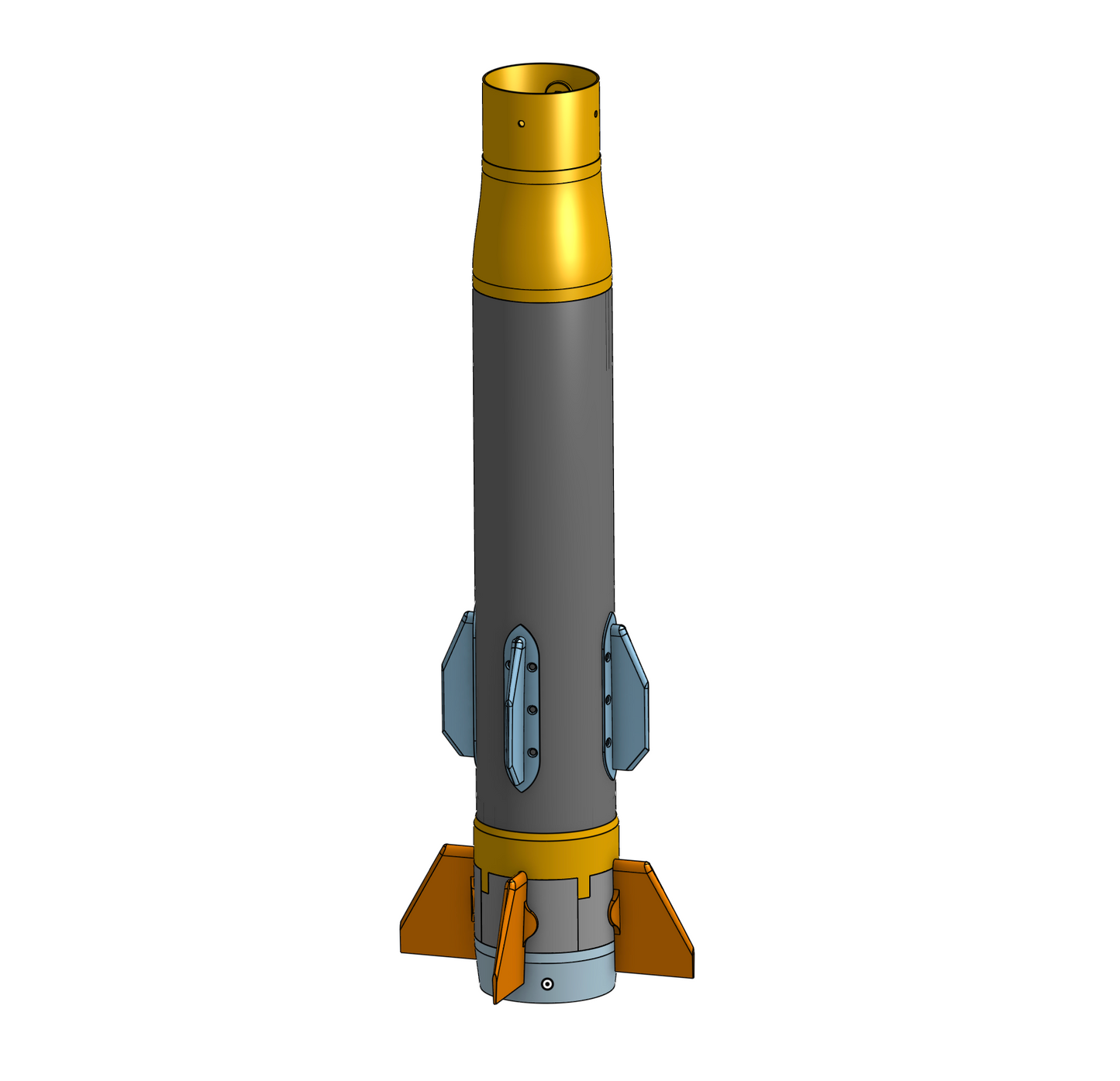 STRATA 4 Actuating Fin Model Rocket Control Hardware