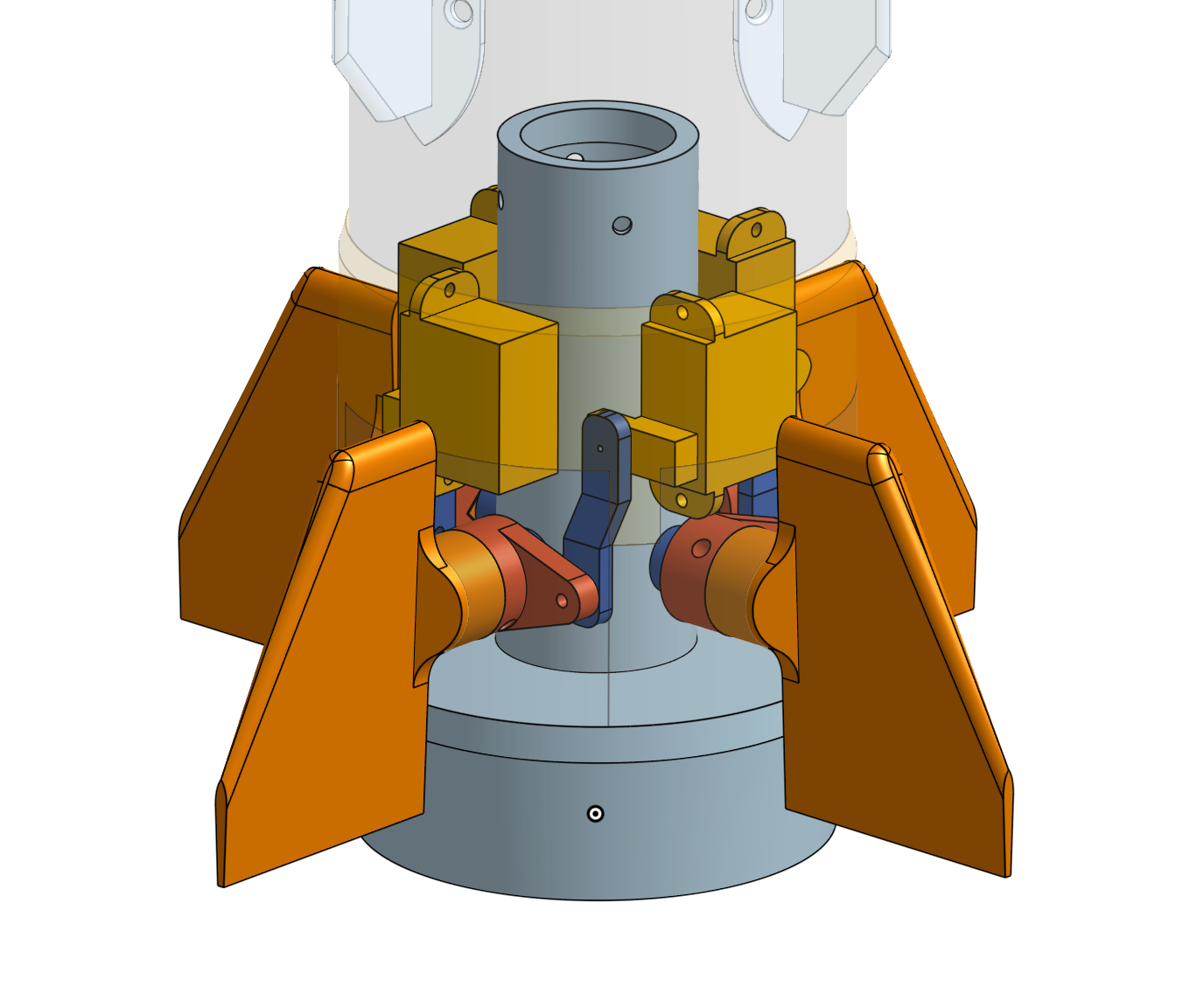 STRATA 4 Actuating Fin Model Rocket Control Hardware